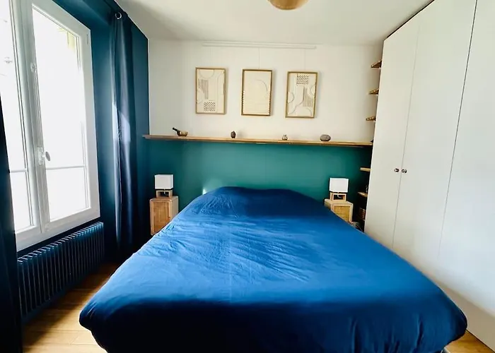 T2 Charmant, Chaleureux Et Calme Apartman Párizs